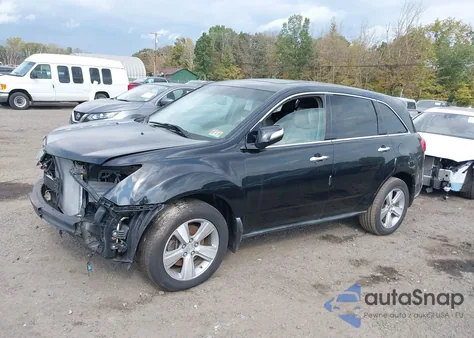 2011 Acura Mdx z USA, uszkodzony, nr VIN 2HNYD2H29BH514737